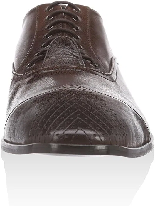 Мужские оксфорды Hemsted & Sons M0086, Dark Brown — фото 2