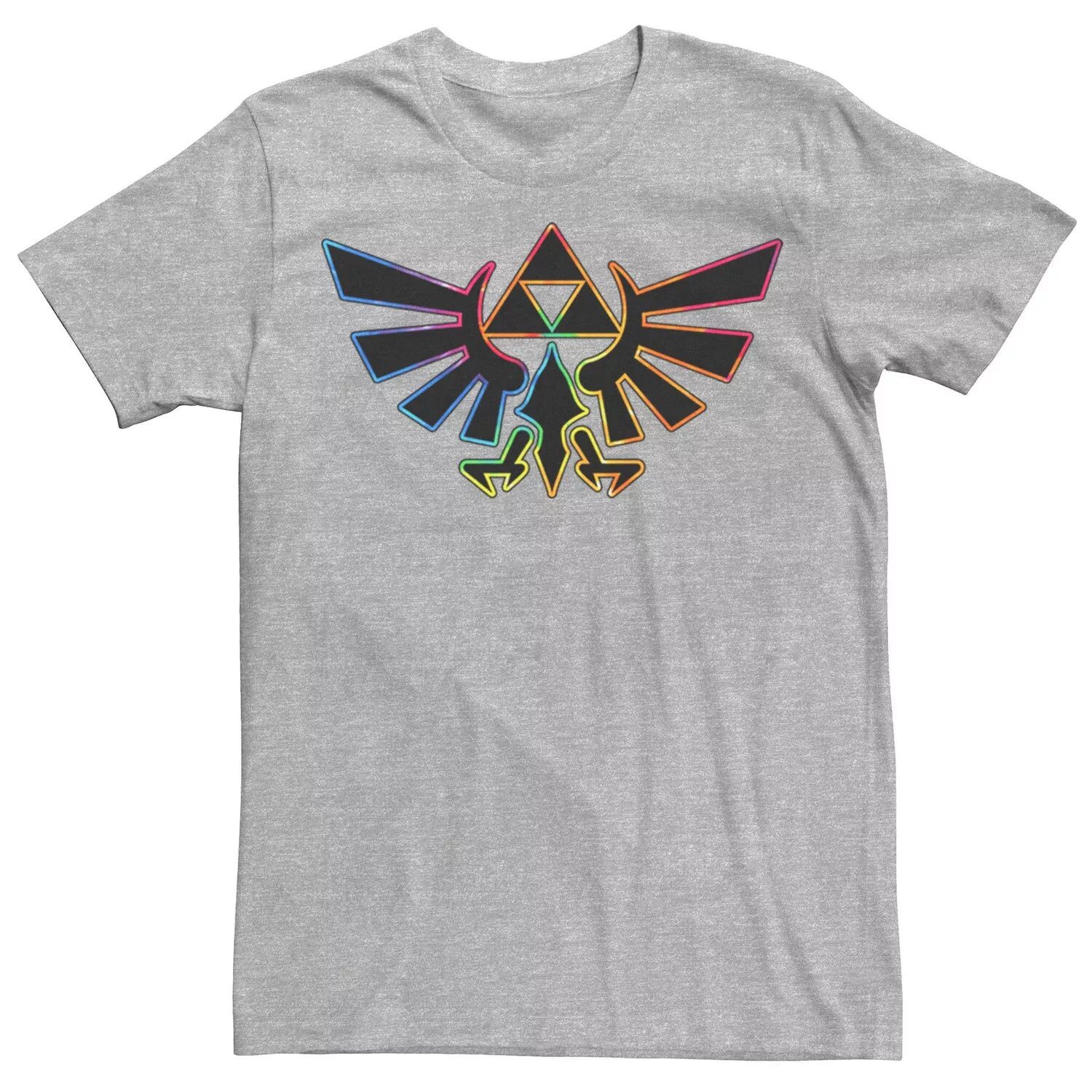 

Мужская футболка Zelda Hyrule Crest Tie Dye Outline Licensed Character