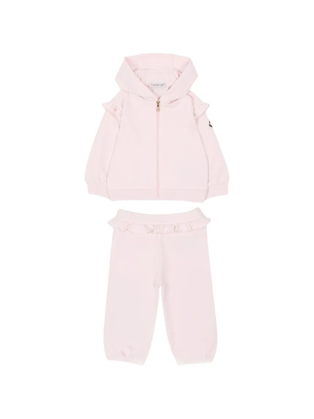 

Спортивный костюм с оборками Moncler Enfant, розовый