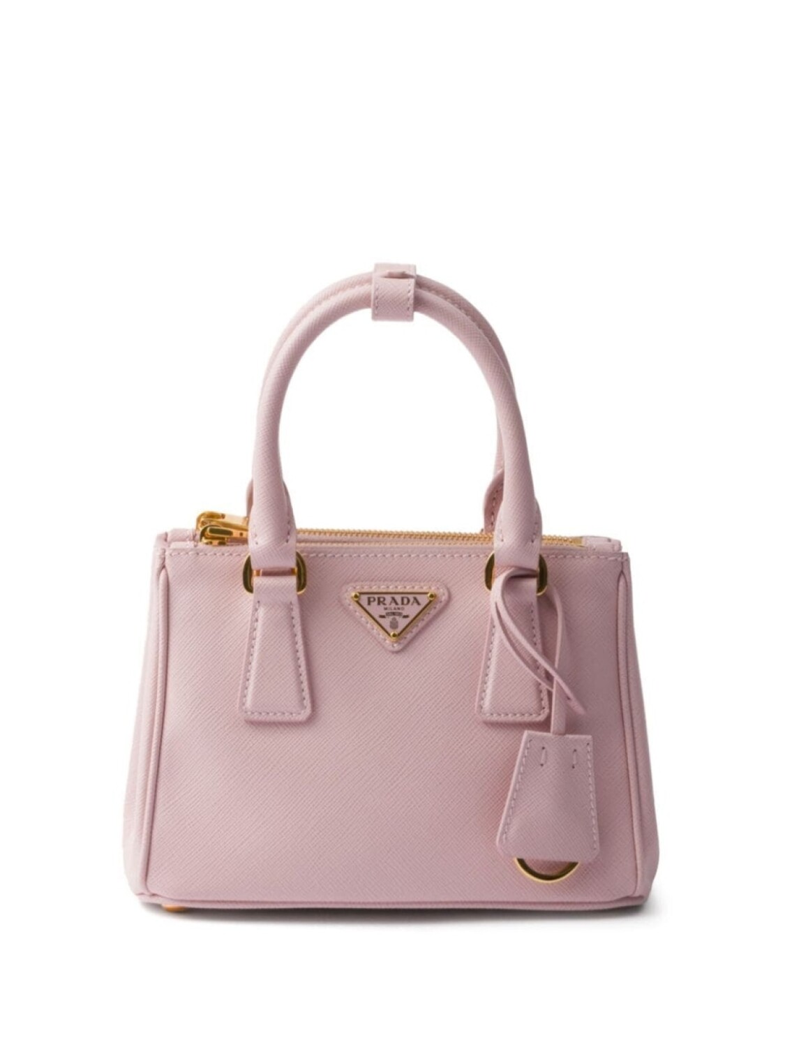 

Мини-сумка Prada Galleria из сафьяновой кожи, розовый