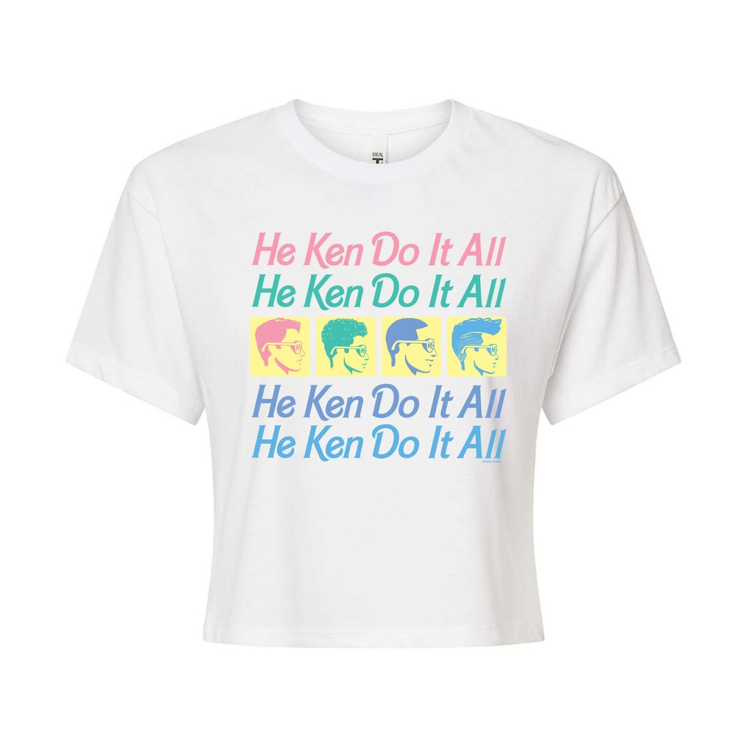 

Укороченная футболка Juniors' Barbie He Ken Do It All Licensed Character