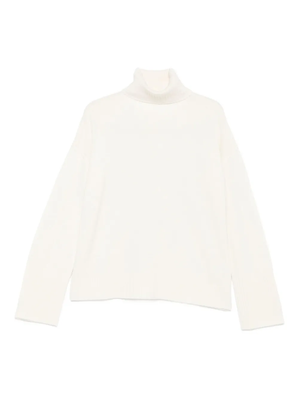 

Свитер с воротником-стойкой Majestic Filatures, белый