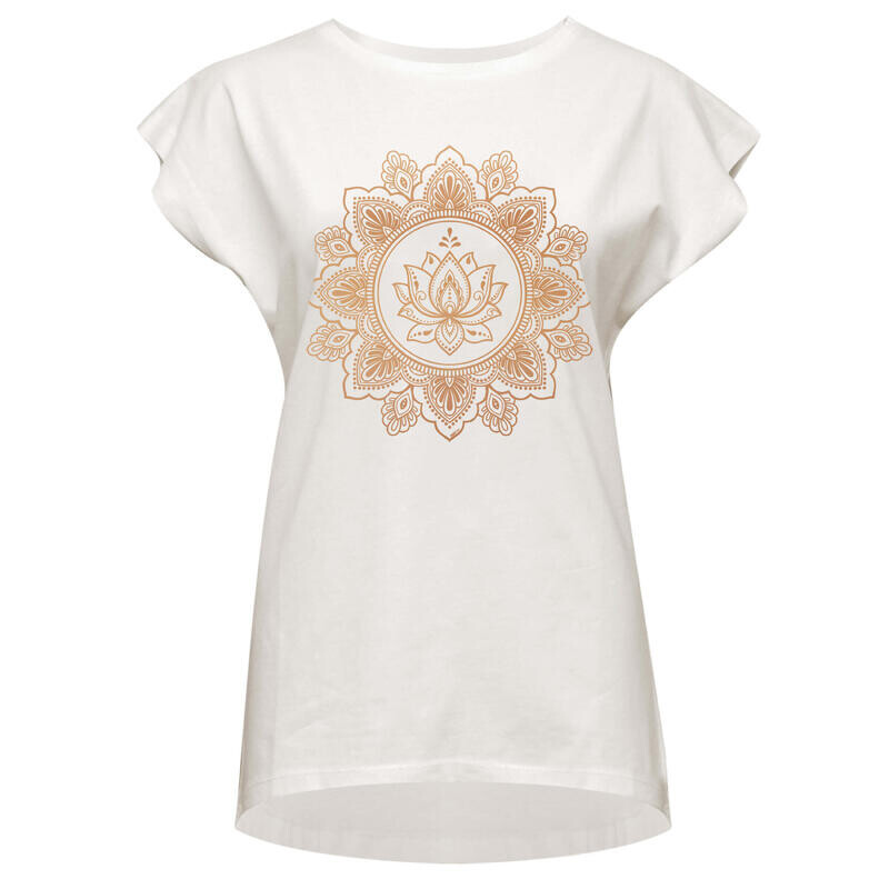

Футболка для йоги Batwing Lotus Yoga Женская Белая YOGISTAR