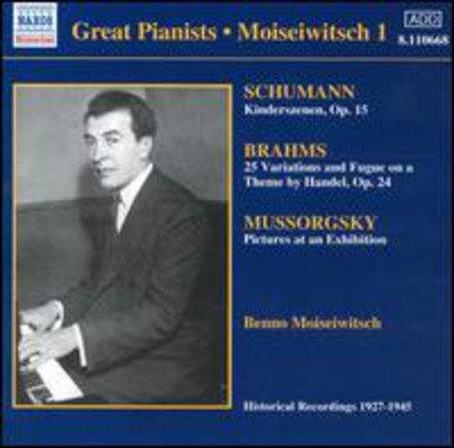 

CD диск Schumann / Brahms / Mussorgsky / Moiseiwitsch: Plays Schumann/Brahms/Mussorgs