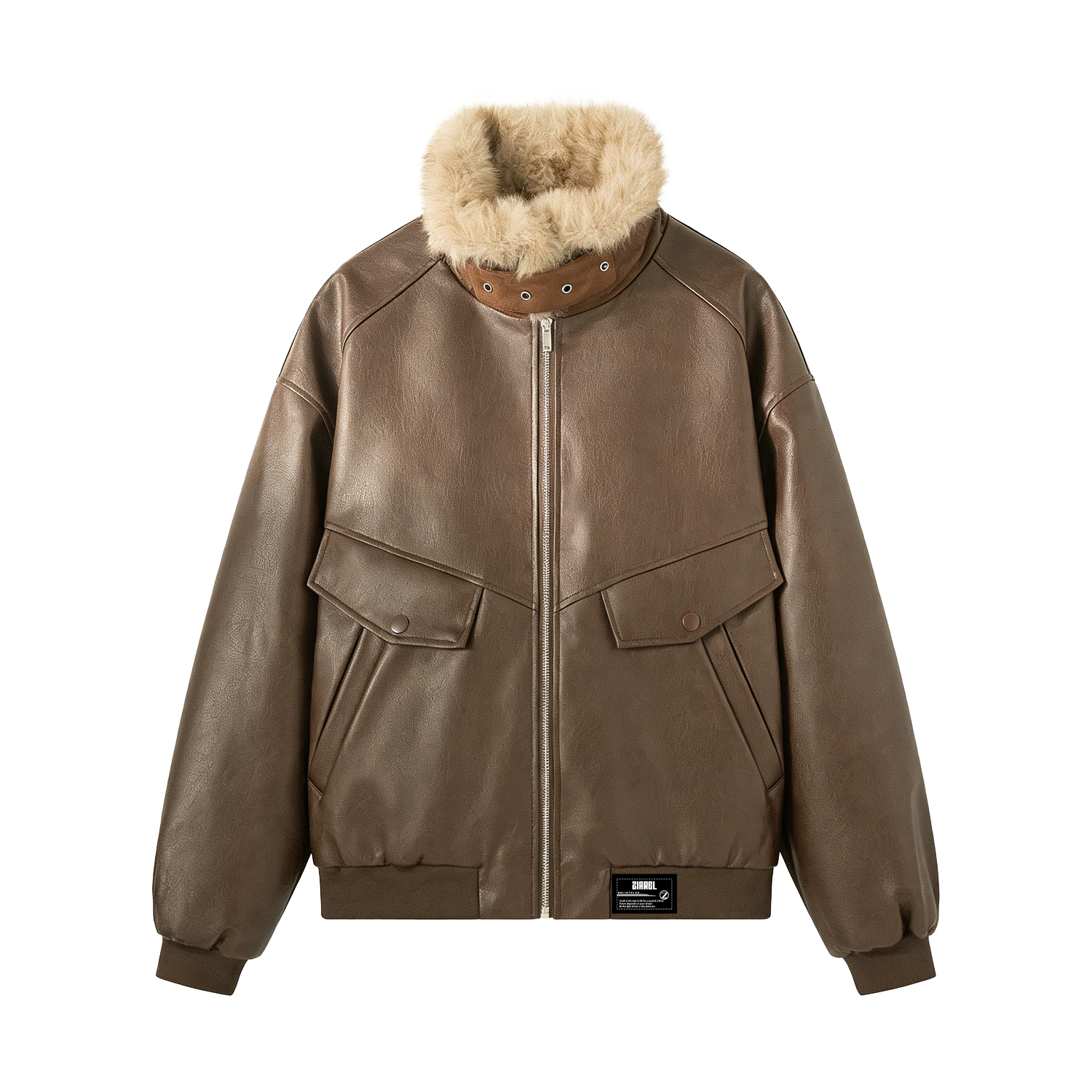 

Пуховик Unisex ZIAREL, темно-коричневый (thickened and fleece-lined thermal)