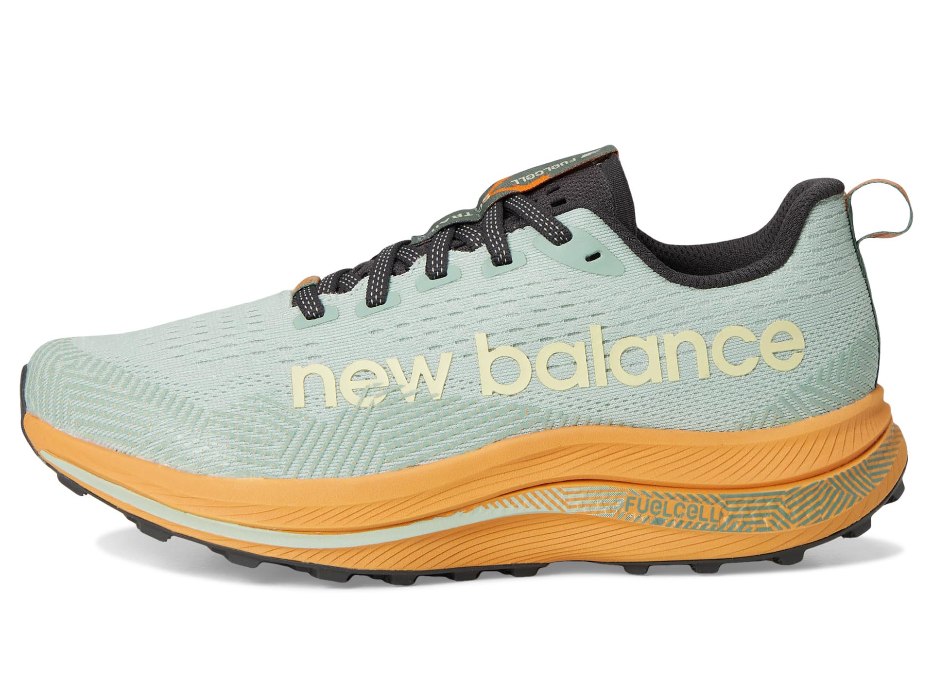 Кроссовки New Balance FuelCell SuperComp Trail v1, цвет Clay Ash/Dried Apricot/Dark Juniper — фото 4