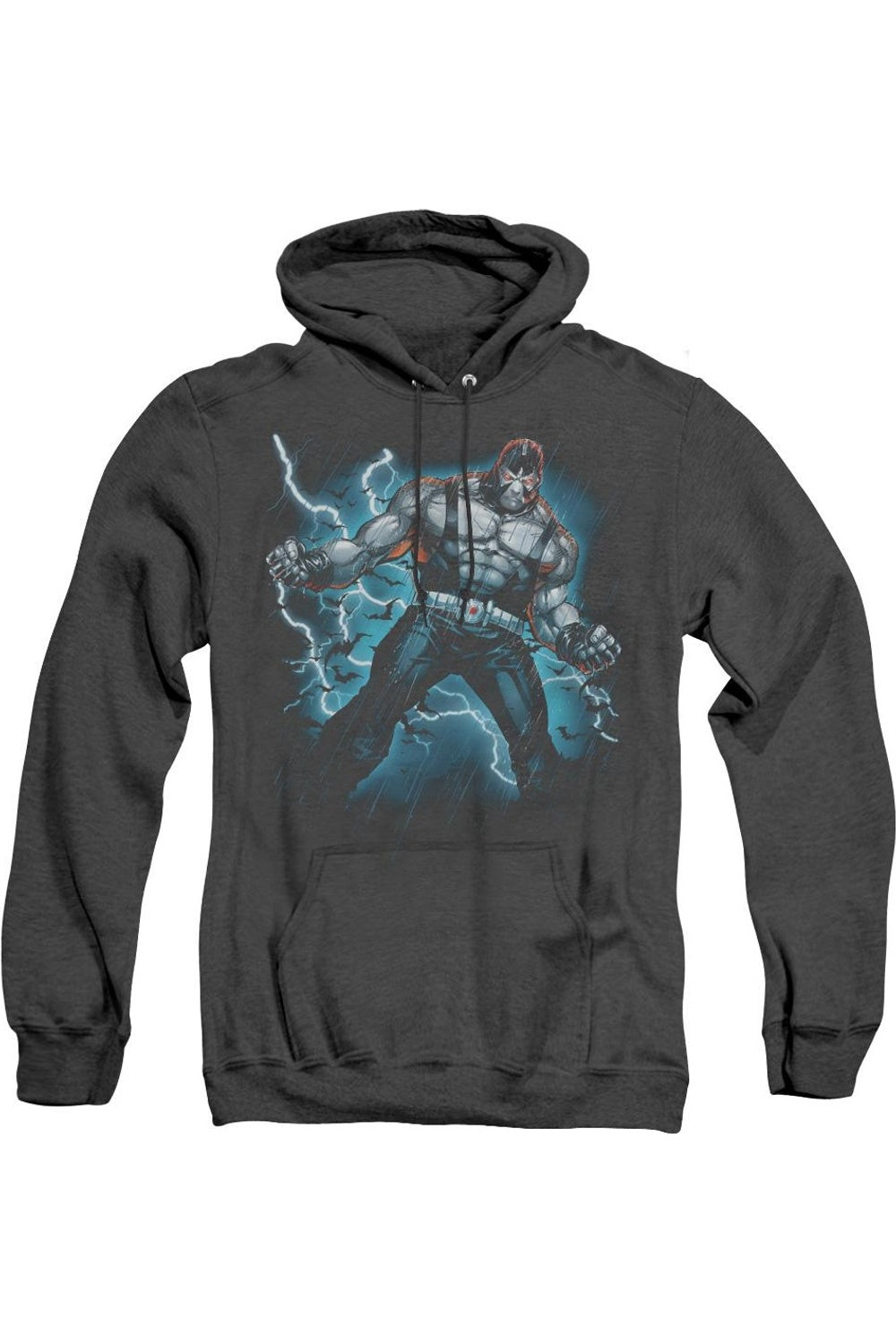 

Толстовка с капюшоном Batman Stormy Bane для взрослых Heather Gildan, черный