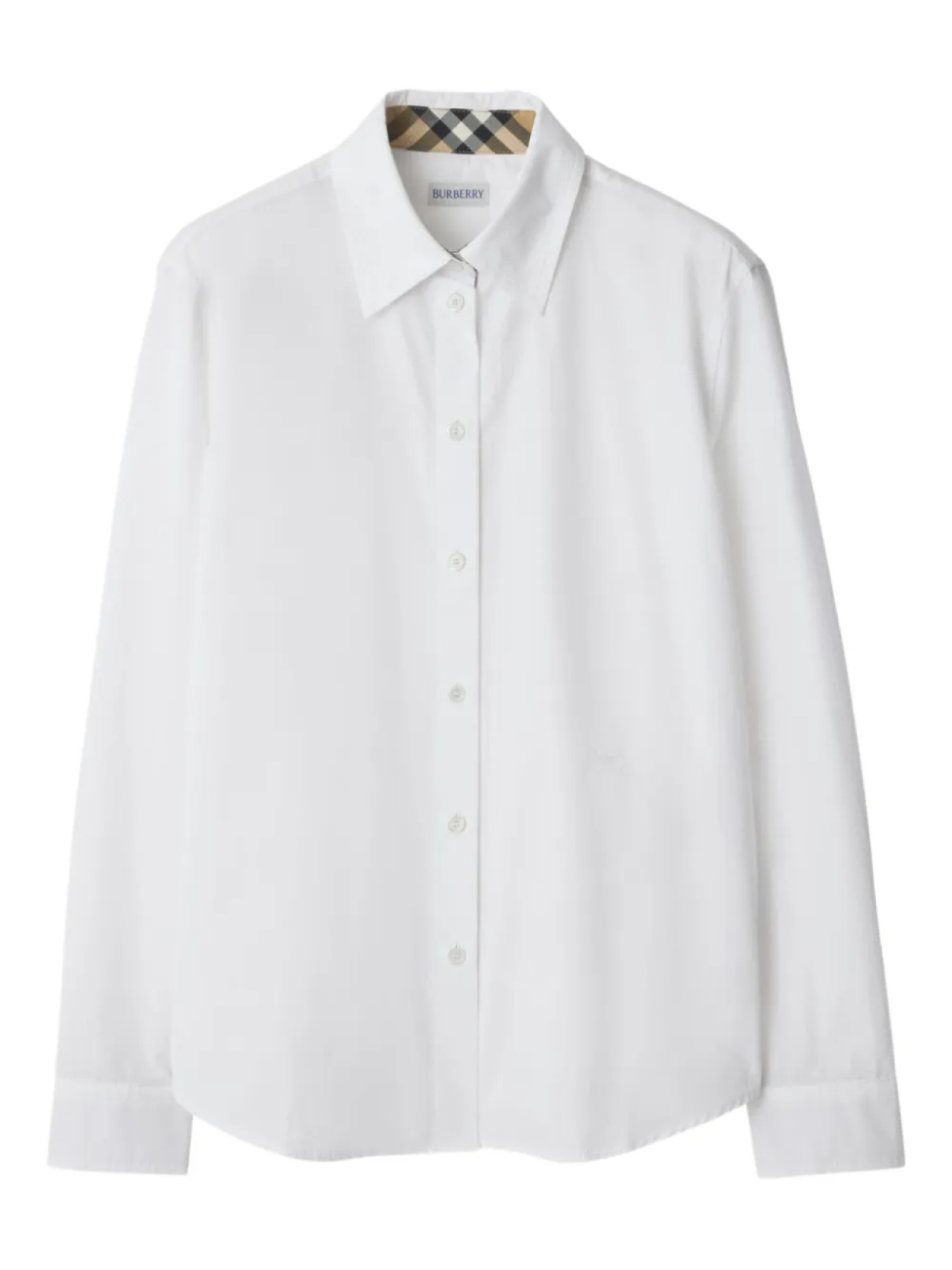 

Рубашка Burberry из хлопкового поплина, белый