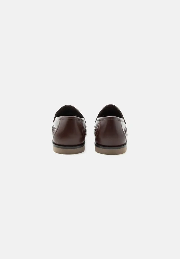 Кожаные слипоны Pier One, Dark Brown — фото 3
