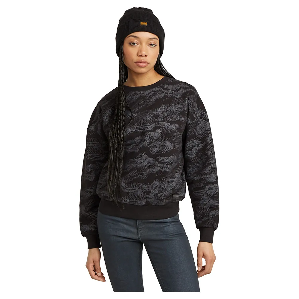 

Толстовка G-Star Lace Aop Loose, черный