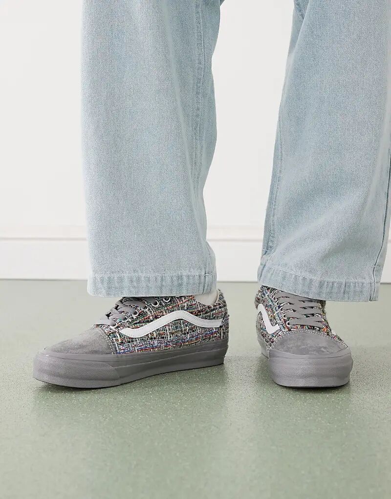 Кроссовки Vans Premium Old Skull в цвете «морозно-серый»