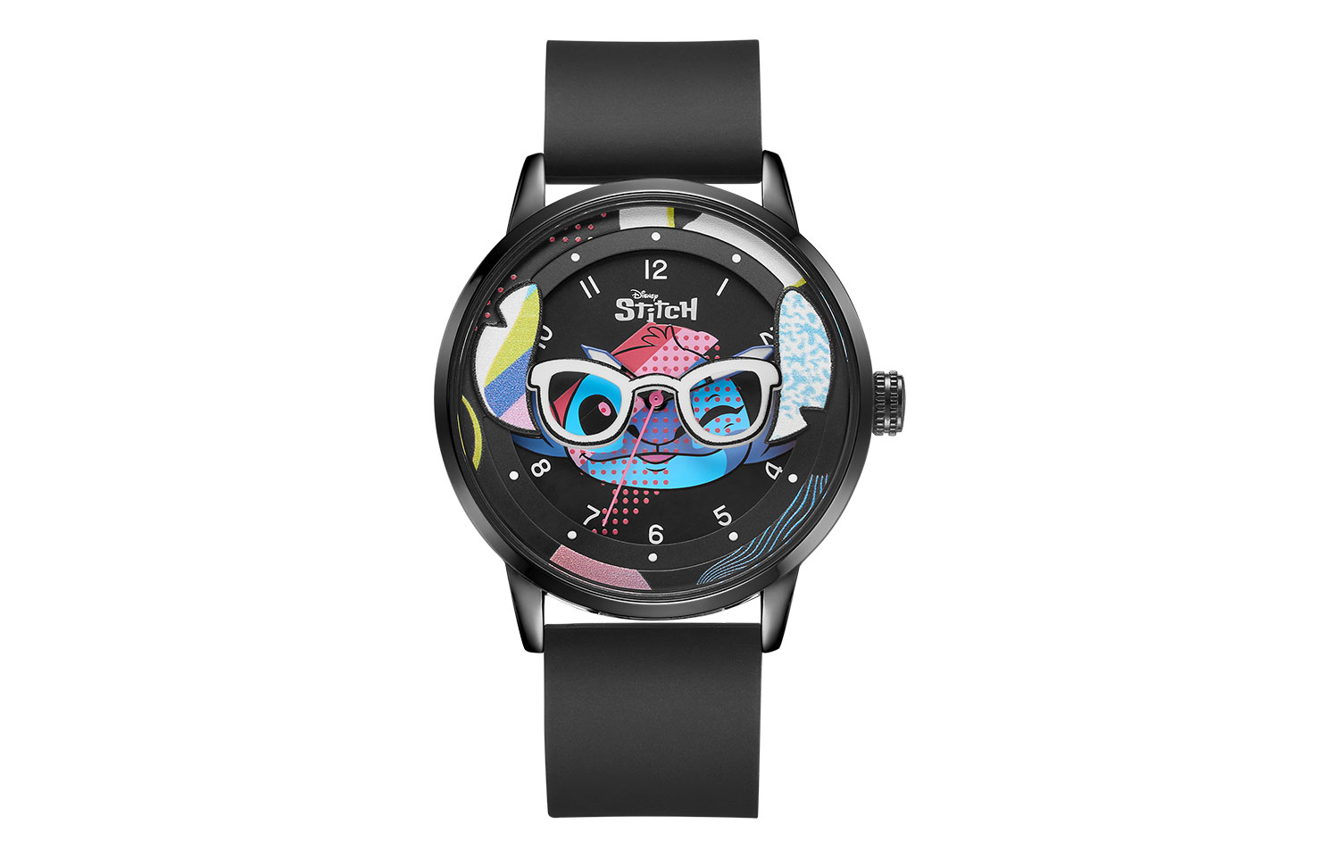 

Disney Часы Collection Quartz Movement Silicone Strap Watch Unisex Black Dial MK 115825B