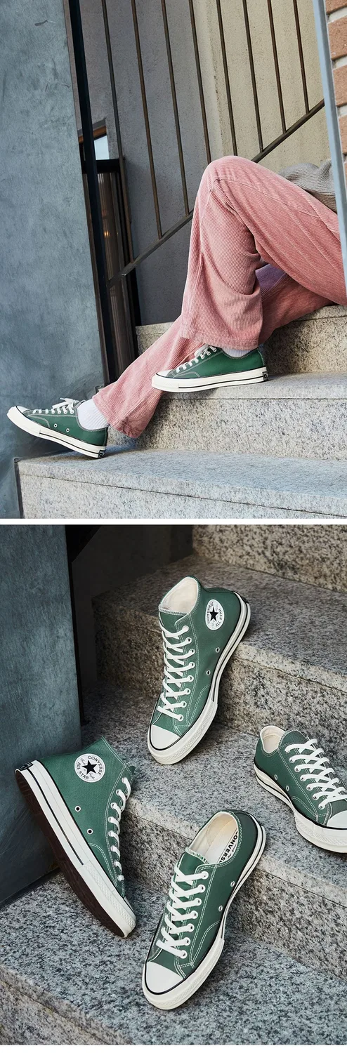 Мужские высокие кеды Chuck 70 Seasonal Color Admiral Elm от Converse — фото 3