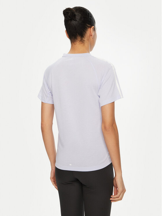 Техническая футболка стандартный крой Own the Run 3-Stripes JD2276 Adidas, фиолетовый — фото 3