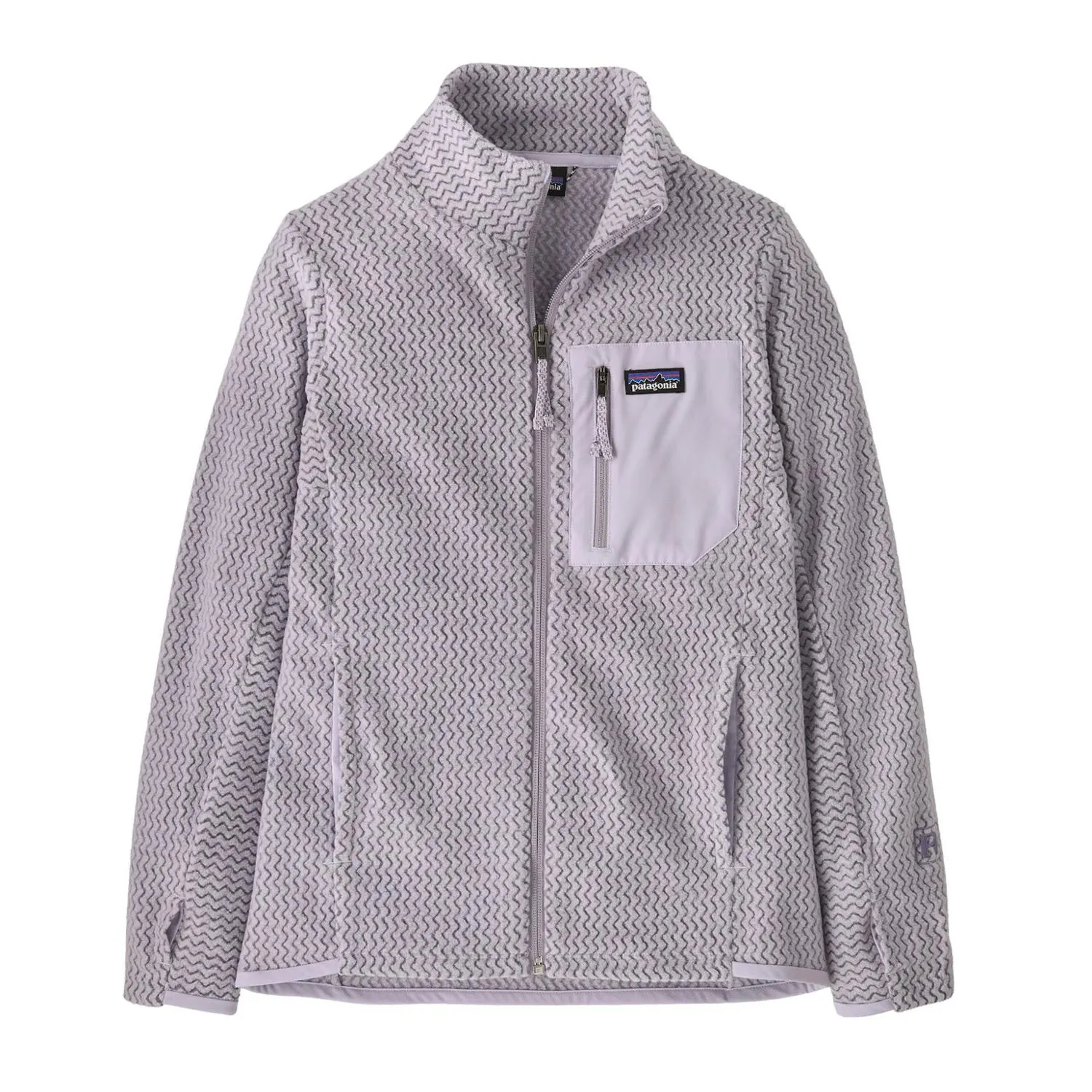 

Детская куртка R1 Air на молнии Patagonia, Foxglove Purple