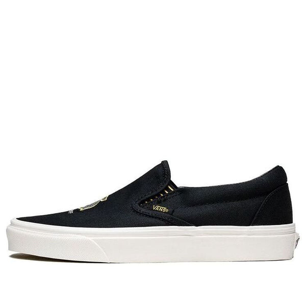 

Кроссовки harry potter x classic slip-on 'hufflepuff' Vans, черный