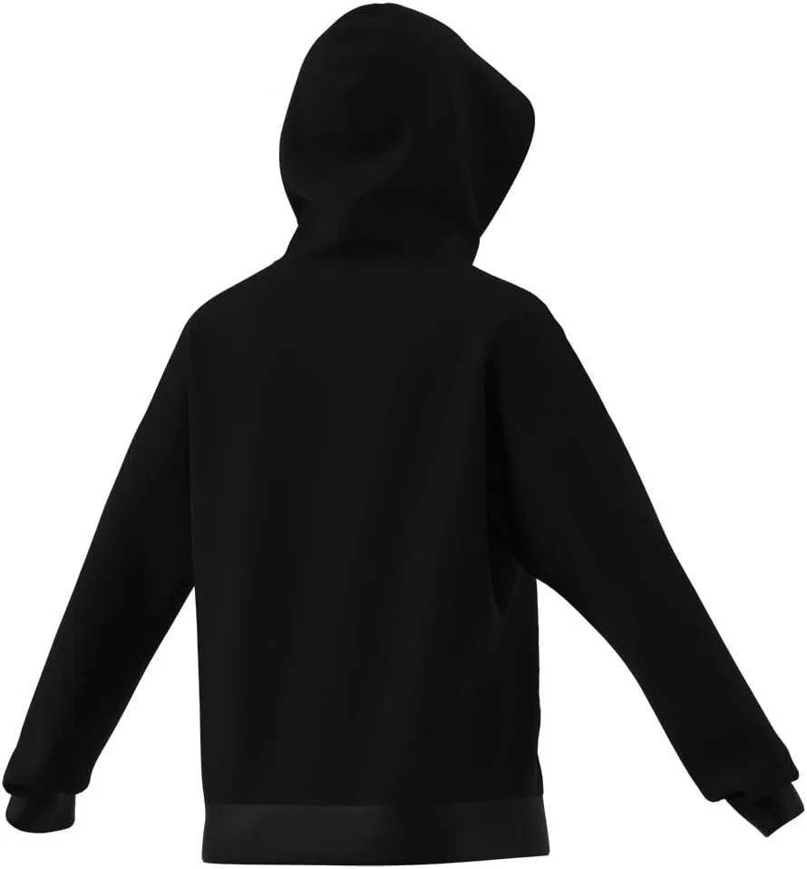 Толстовка женская adidas Essentials Linear Fleece, Black/White — фото 4