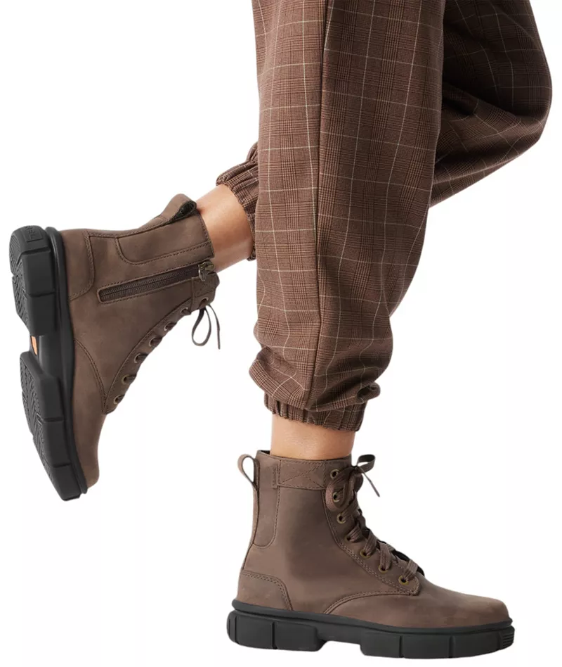 Женские ботинки Sorel Explorer Strt высокие на шнуровке, коричневый — фото 2