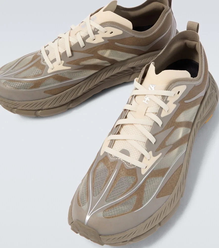 Кроссовки для трейлраннинга Mafate Speed 4 Lite Hoka One One, бежевый — фото 3