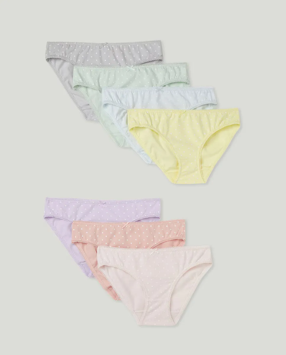

Комплект из трех трусиков для девочек Cotton Juice, мультиколор
