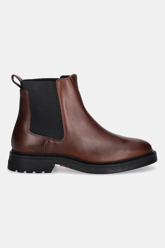 Кожаные ботинки HILFIGER COMFORT LWT LTH CHELSEA Tommy Hilfiger, коричневый — фото 2
