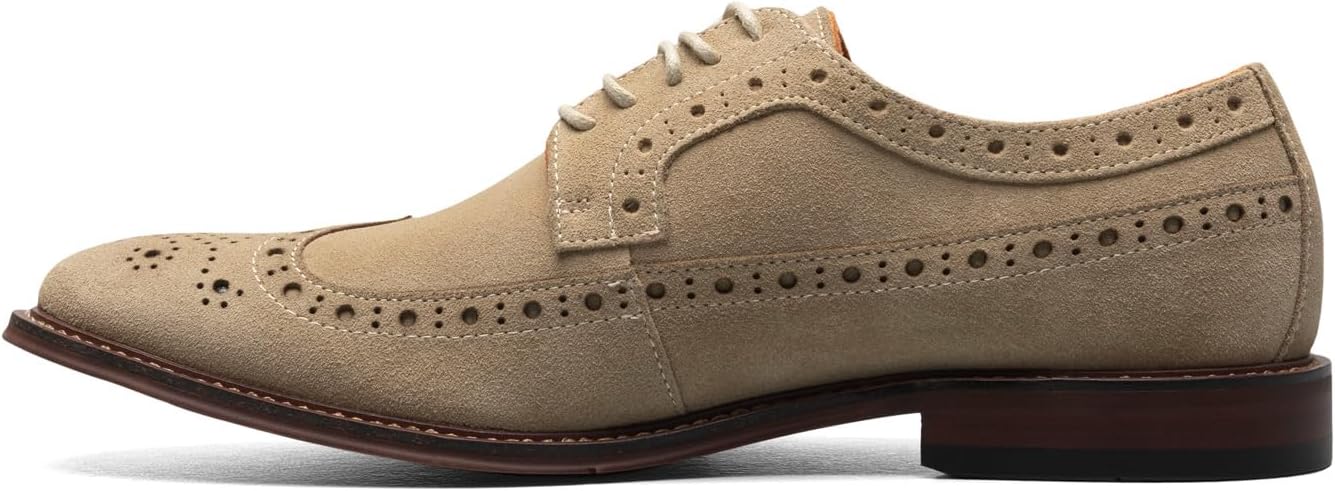 Мужские оксфорды Stacy Adams Marligan Wingtip, Sand — фото 4