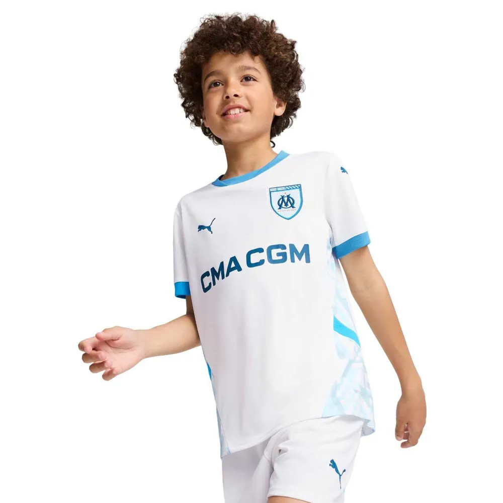 

Футболка с коротким рукавом Puma Olympique Marseille 24/25 home junior, белый