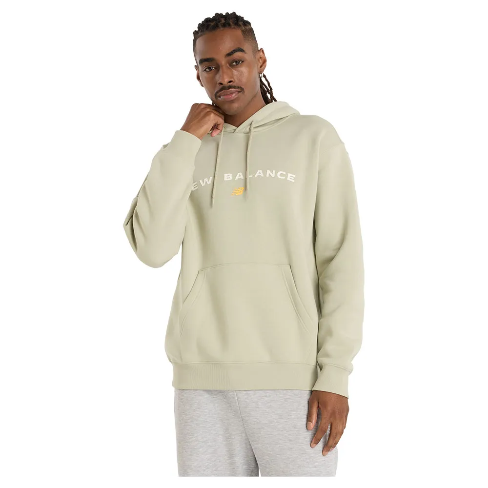 

Худи New Balance Reimagined Fleece Graphic, бежевый