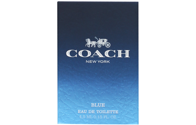COACH New York Blue пробник парфюма ароматическая туалетная вода 2ml/45ml — фото 3