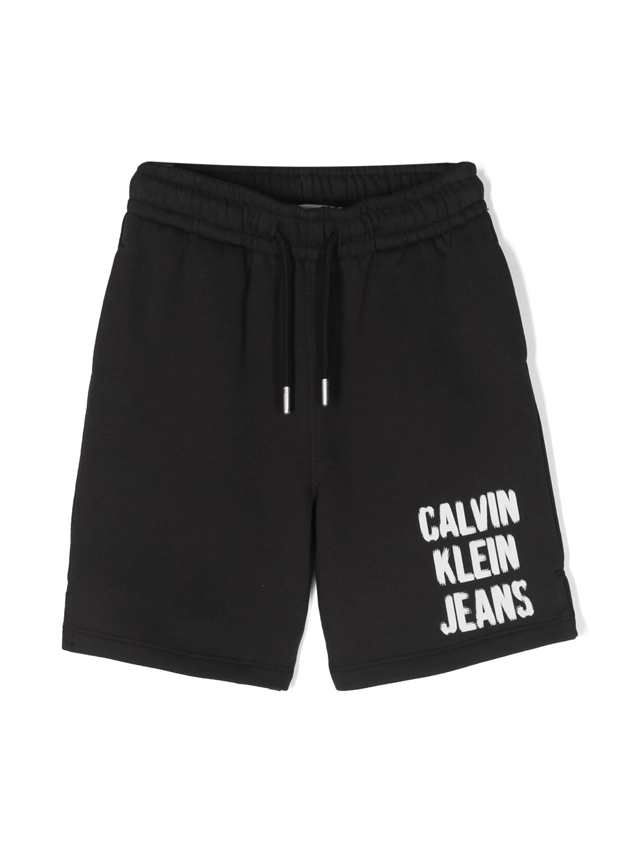

Спортивные шорты с логотипом Calvin Klein Kids, черный