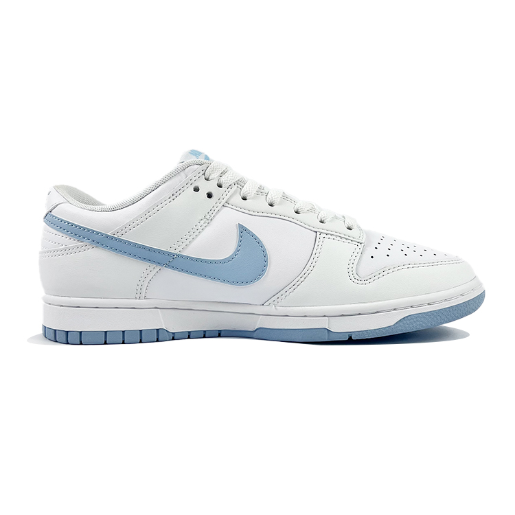 

Кроссовки Nike Dunk Skateboarding Shoes Men Low-top White/Royal Blue, белый/синий