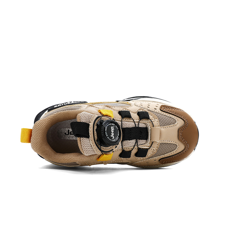 Jeep Кроссовки для бега Running Collection Cushioning, износостойкие, низкие, Mocha, детские — фото 4