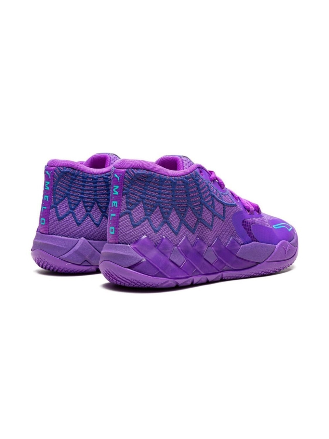 Puma Kids кроссовки MB.01 Queen City из коллаборации с LaMelo Ball, фиолетовый — фото 3