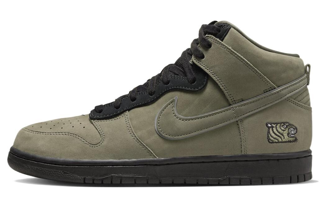 

Soulgoods × Nike Dunk High Olive, Серый, Soulgoods × Nike Dunk High Olive