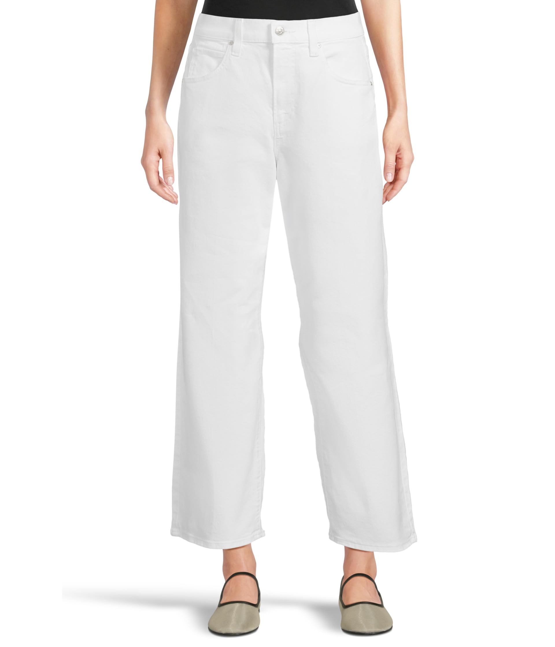 

Джинсы Paige Cameron Ankle in Crisp White, цвет Crisp White