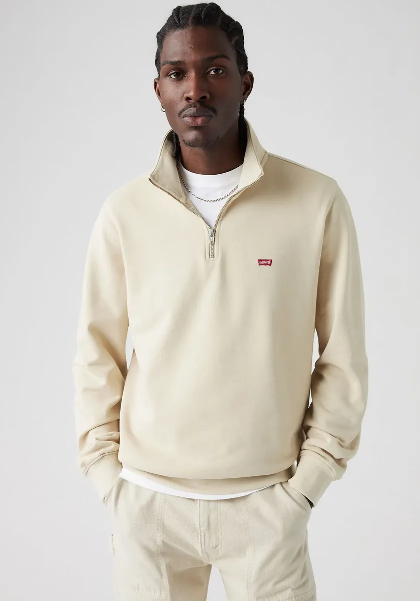 Толстовка Levi's "ОРИГИНАЛЬНАЯ МОЛНИЯ HM 1/4", цвет Fog — фото 2