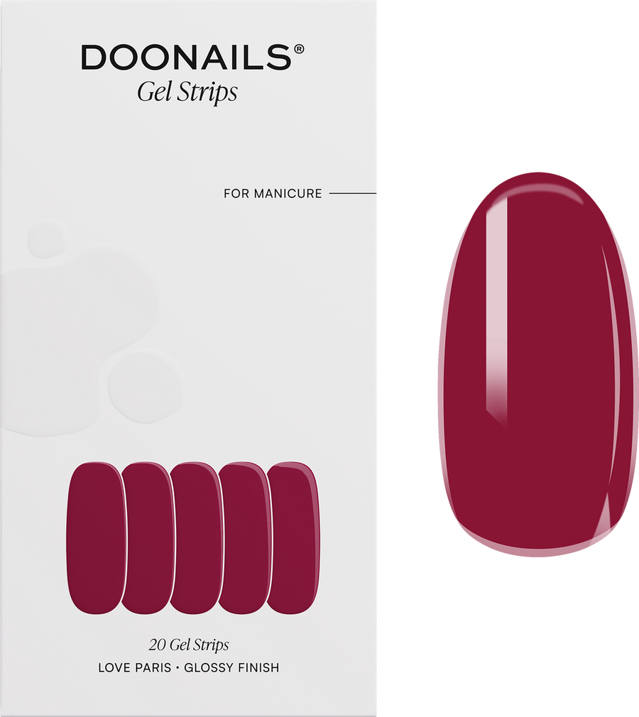 

УФ-лак для ногтей Doonails UV Gel Strips Love Paris