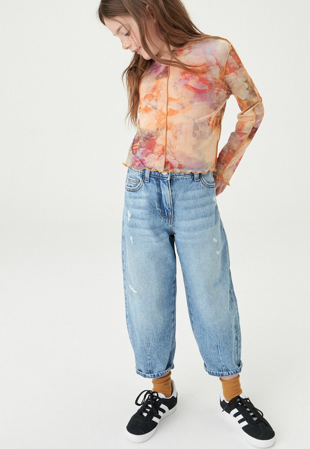 

Джинсы Baggy Balloon Next, цвет mid blue denim