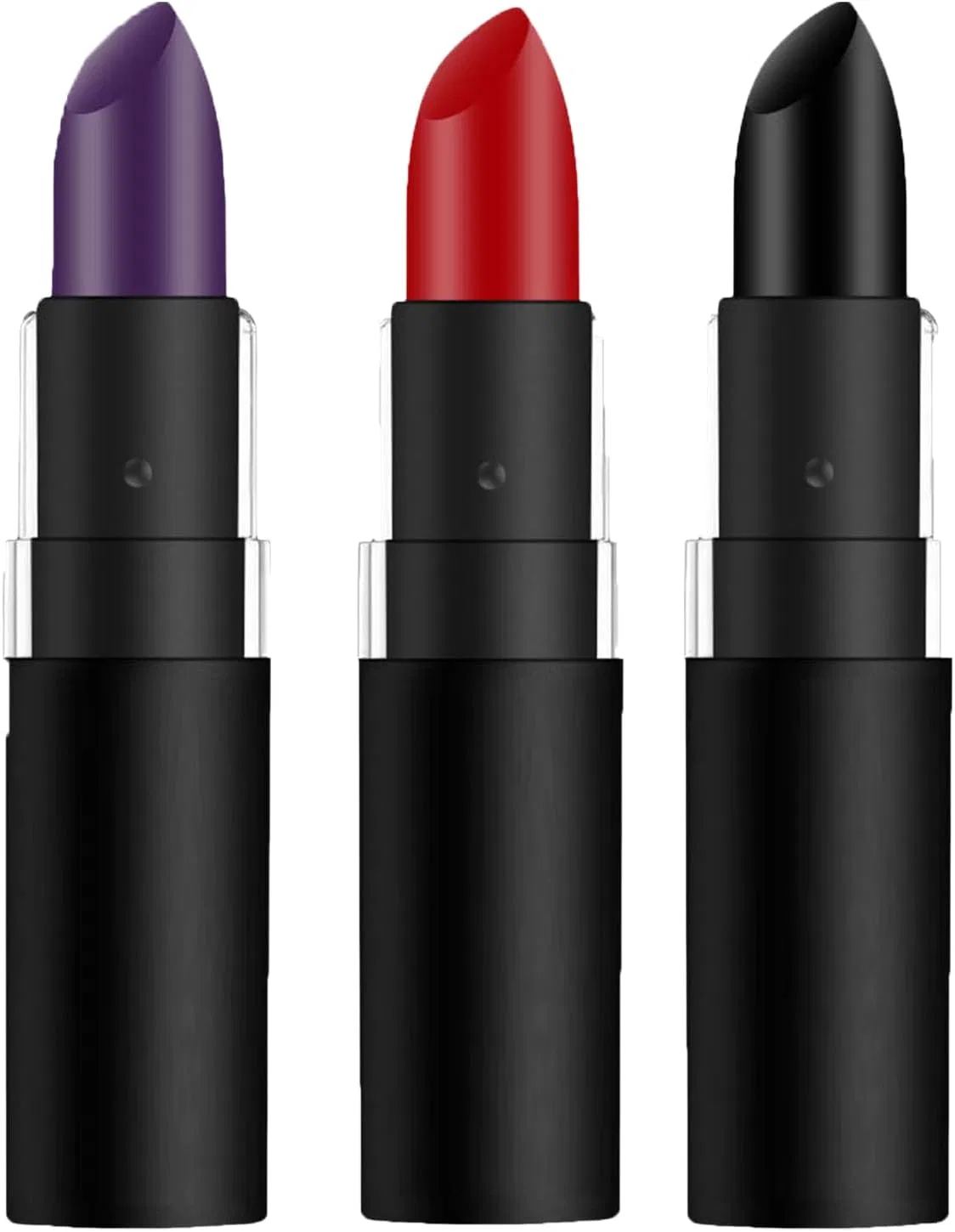 Набор губных помад, 3 цвета, матовые, стойкие, 3 шт