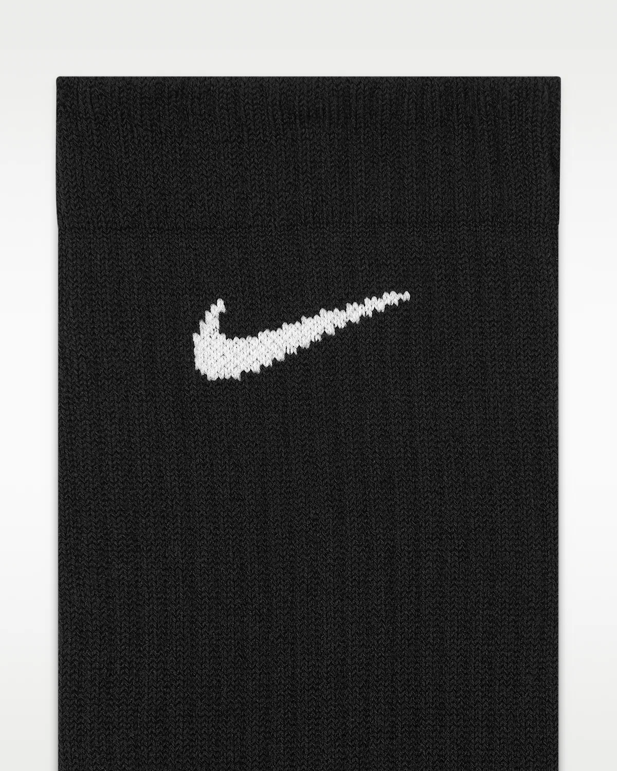 Nike Everyday Plus легкие носки с разрезным мыском, Black/White — фото 4