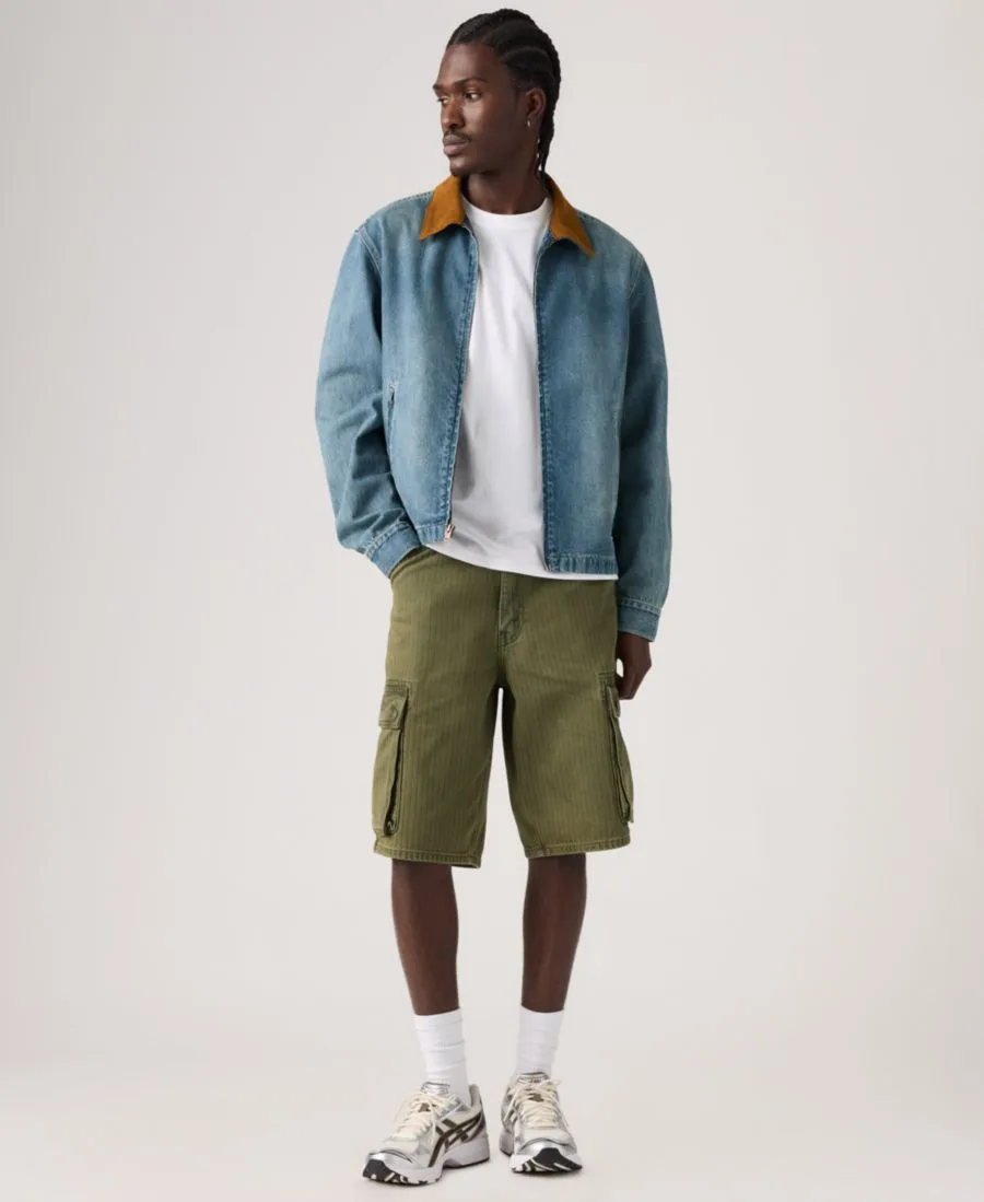 Мужские широкие шорты-карго Premium 478, длина 12 дюймов Levi's, Forest Badge Od