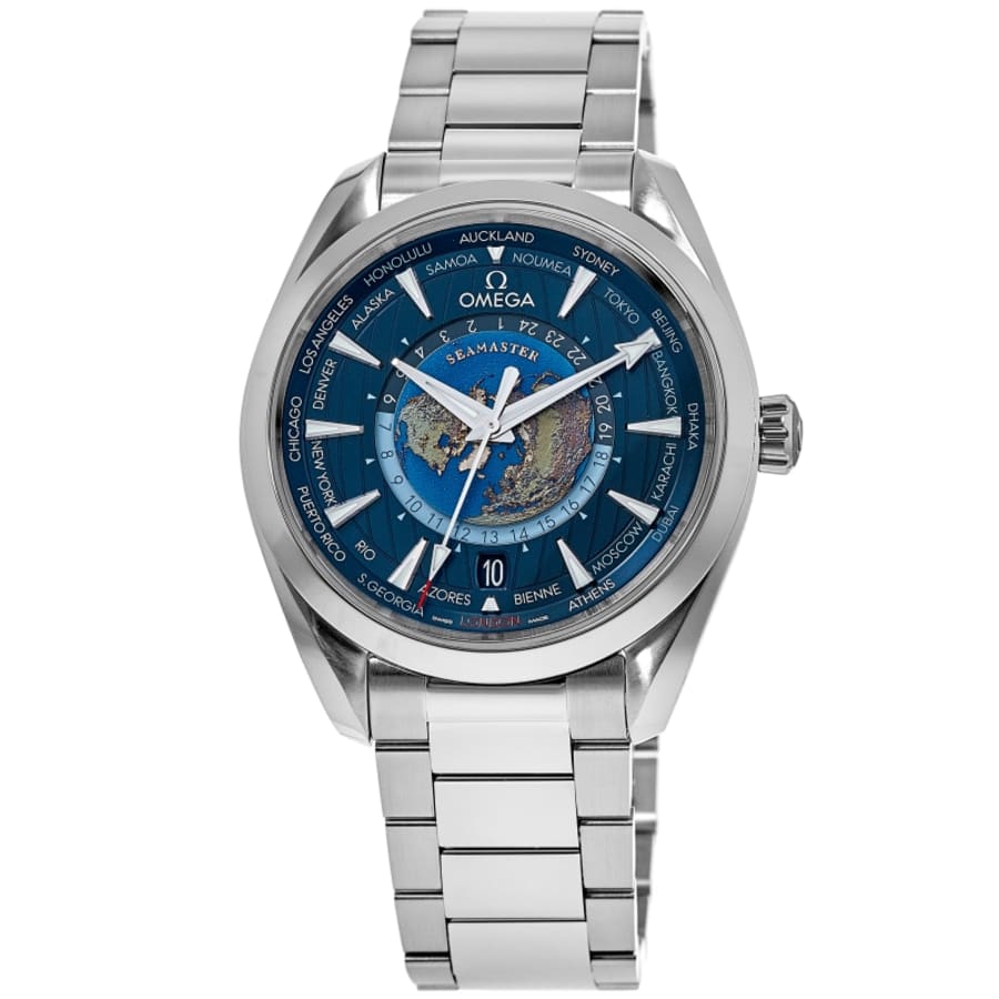 

Omega Seamaster Aqua Terra 150M Woldtimer Blue Dial стальные мужские часы, синий