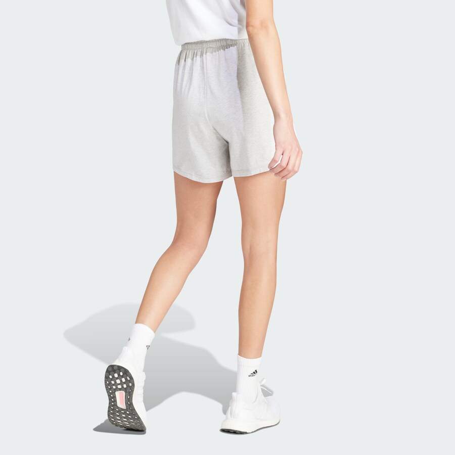 Обычные тренировочные брюки ADIDAS SPORTSWEAR Essentials, пятнистый серый — фото 4
