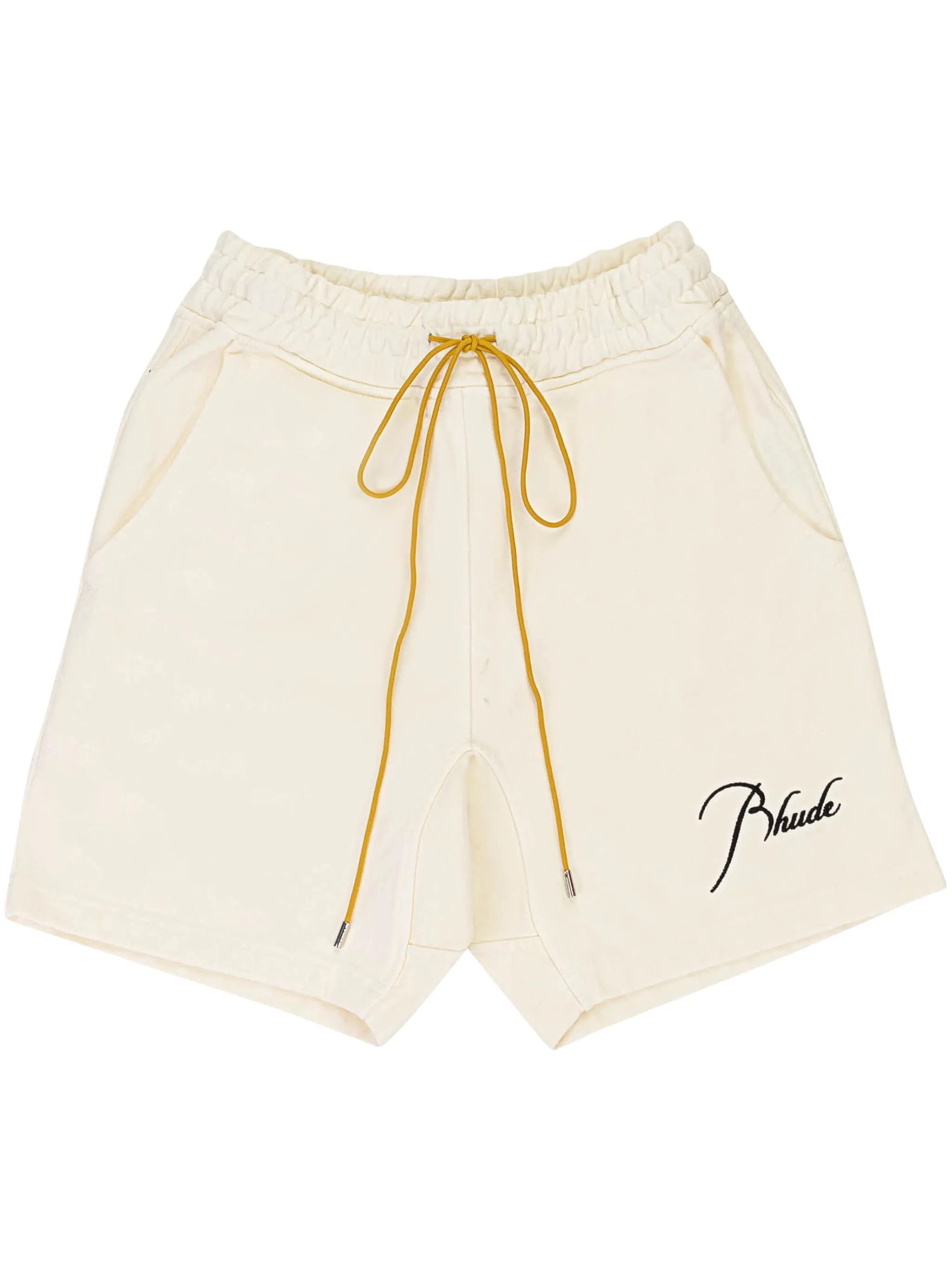 

Шорты с принтом Rhude, кремовый