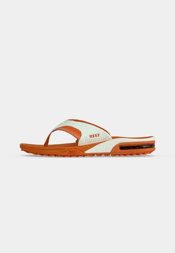 Сандалии fanning с т-образным ремешком для предматчевой подготовки Reef, White/Orange — фото 2