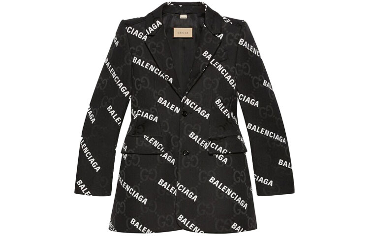 

Balenciaga X Куртка Мужская Черная Gucci, черный