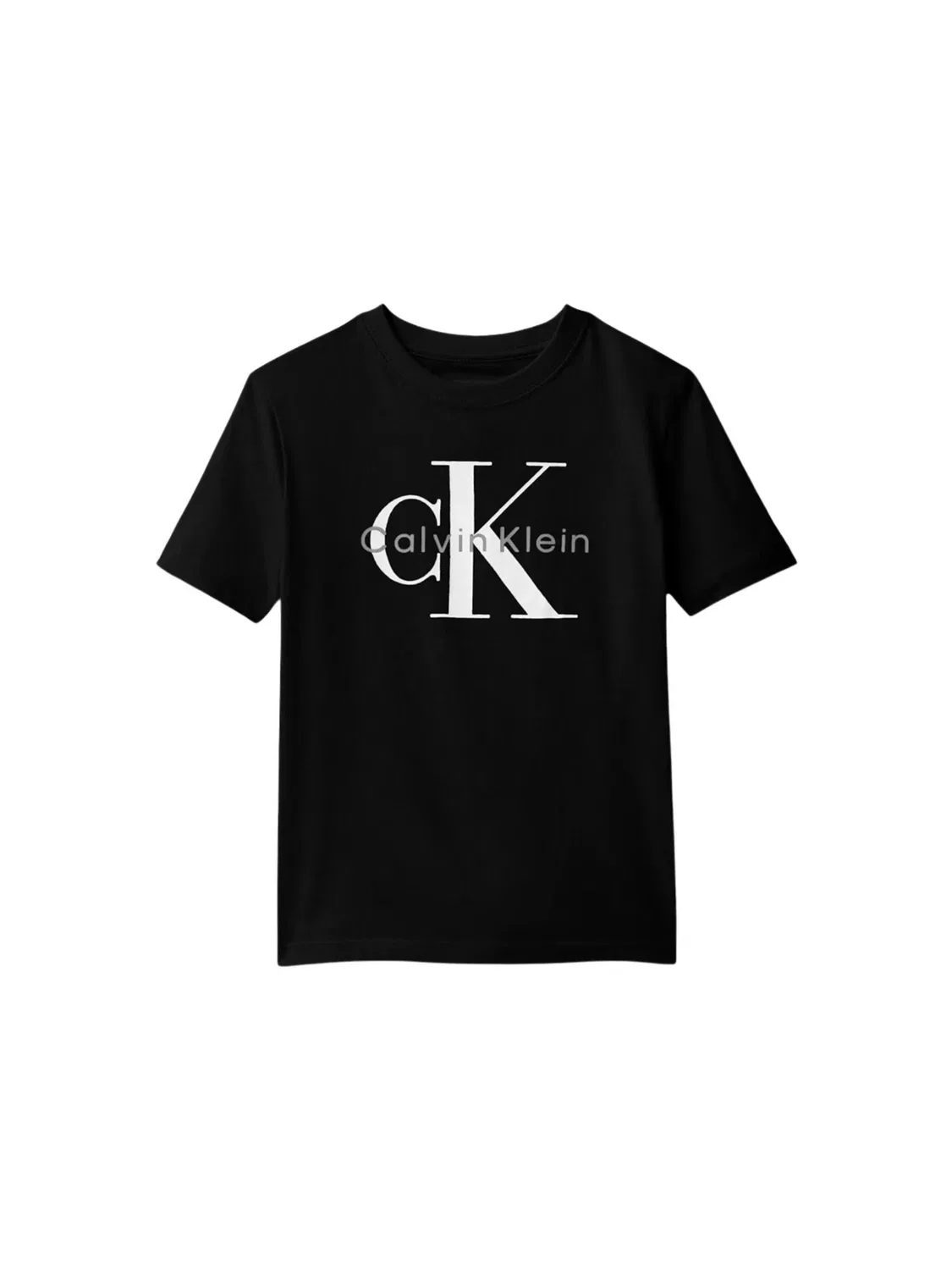 Детская футболка Calvin Klein Kids Jeans черного цвета