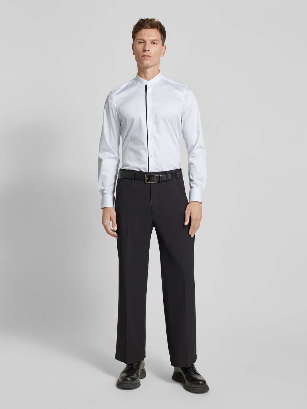 

Рубашка делового кроя Slim fit премиум-качества OLYMP Level Five, белый