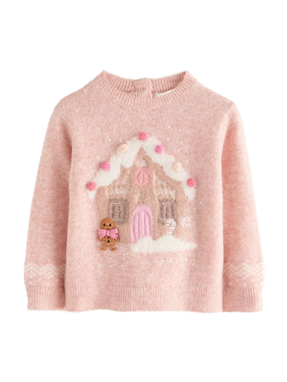 Свитер 'Christmas Gingerbread House' Next, Rose