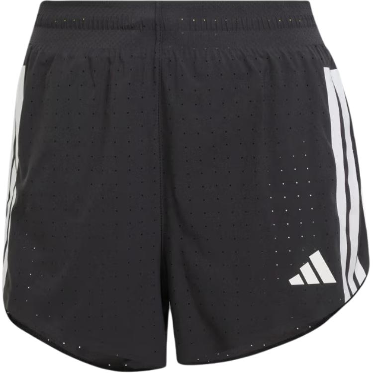 С AdiClub Adizero Беговые шорты с разрезом Adidas, черный — фото 3